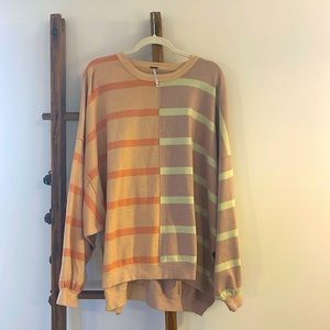 Free People Uptown Stripe Pullover